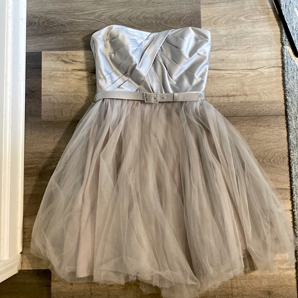 Grey formal dress